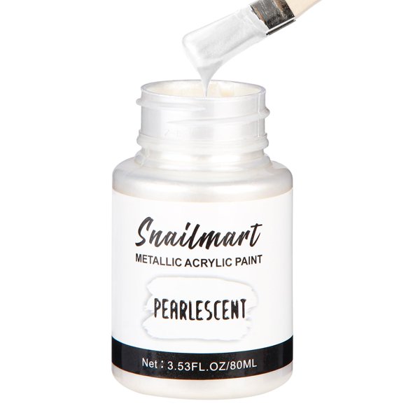 Pintura Acrílica Snailmart 80 ml Perlado Metálico