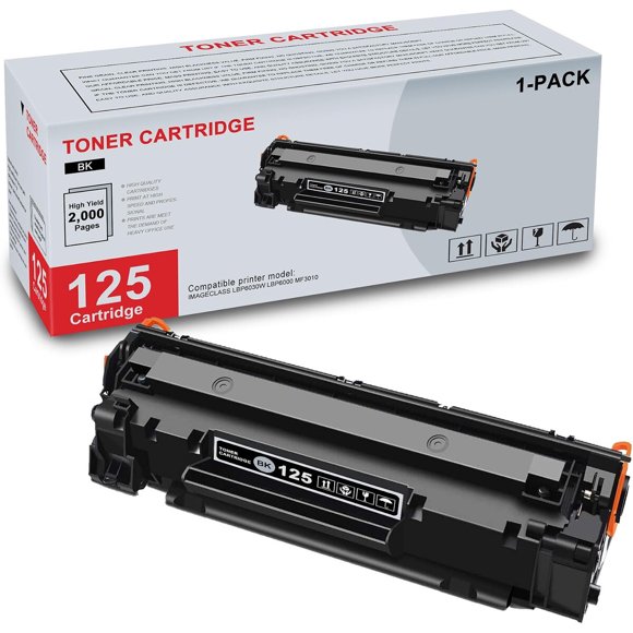 Cartucho de tóner SLIKIA CRG125 negro, 2000 páginas, para LBP6030w