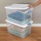 thumbnail image 4 of Caja organizadora Sterilite de 4 unidades, 61 L, transparente, con cierre a presión, 4 of 9
