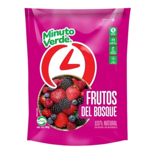 Mix De Frutas Berries Frutos Del Bosque 400 g Minuto Verde