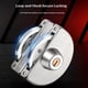 thumbnail image 3 of Cerradura De Puerta De Vidrio Con Doble Perno De Acero Inoxidable Swing Push Doble Cerradura De Seguridad Deslizante Con 5 Llaves, 3 of 3