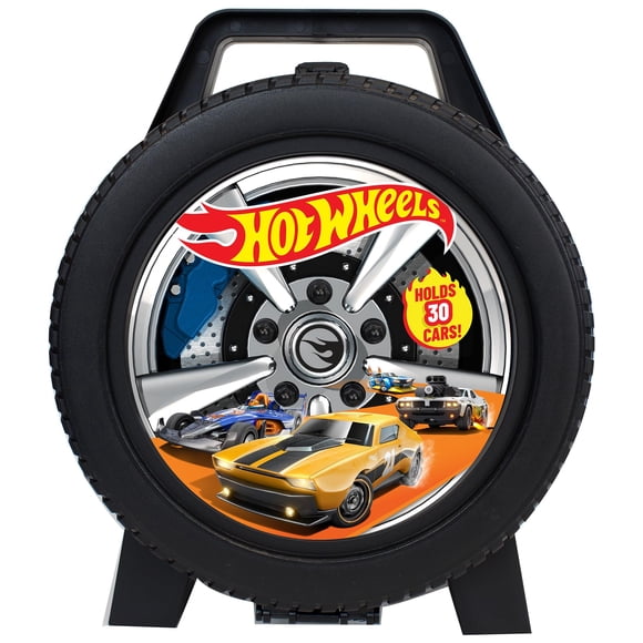 Maleta de coche Tara Toys Hot Wheels 30, fundida a presión, escala 1:64