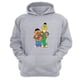 thumbnail image 1 of Polerón Canguro Enrique Y Beto Gris Claro Talla Xl Unisex, 1 of 1