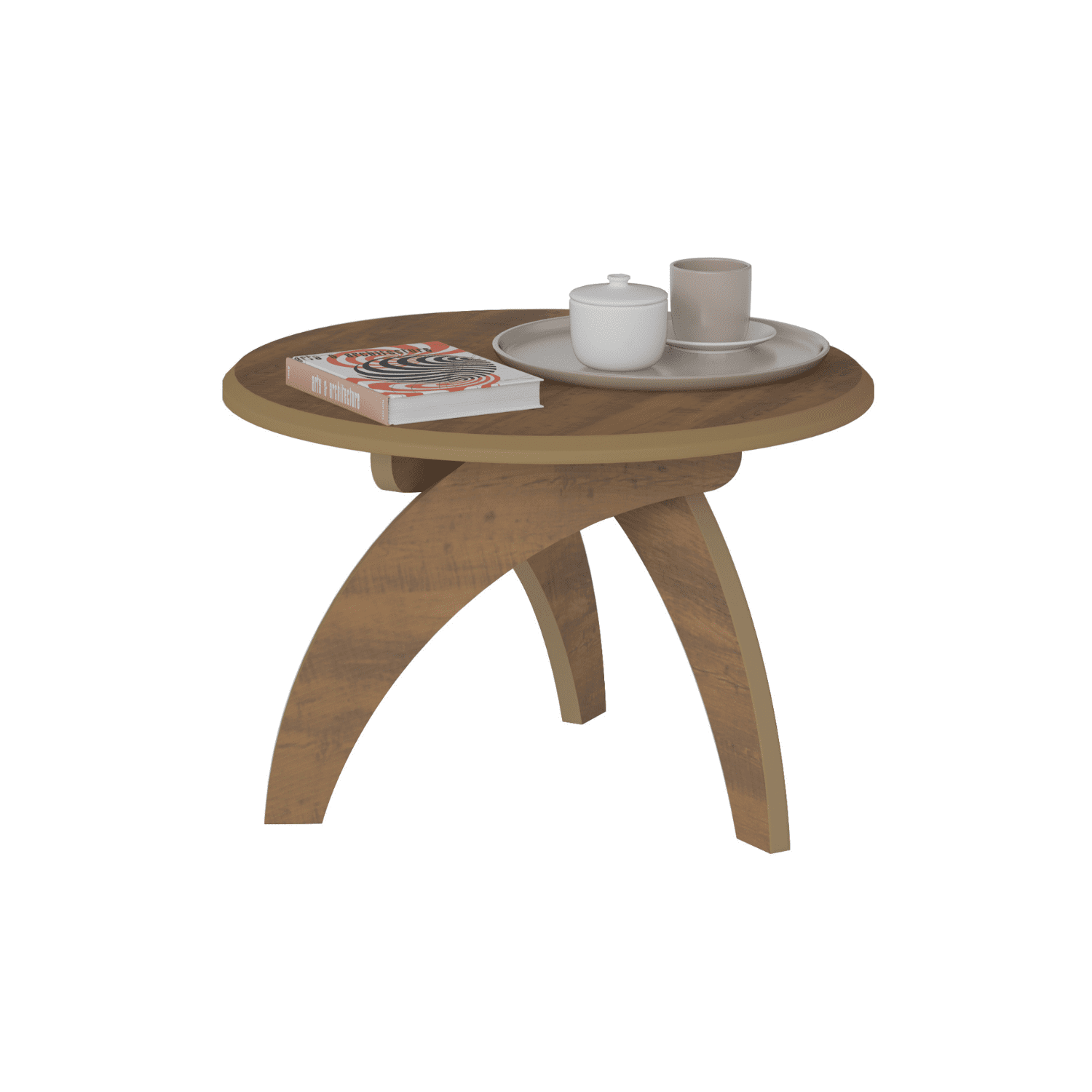 Exit - Mesa De Centro Circular Jade Pino