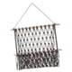 thumbnail image 3 of Organizador De Pared De Macramé Bohemio Hecho A Mano Para Decoración De Cocina, Sala De Estar, Gris, 3 of 5