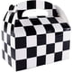 thumbnail image 1 of Super Z Outlet Paquete de 12 cajas para dulces con diseño de bandera a cuadros en blanco y negro, 1 of 3
