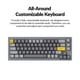 thumbnail image 4 of Teclado mecánico Keychron Q2 con cable, Gateron G Pro Red, 4 of 8