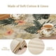 thumbnail image 5 of Camino de mesa moderno con hojas tropicales, retro, bohemio, 33 x 90 cm, 5 of 6