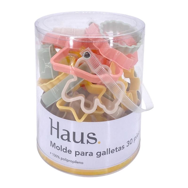 Haus - Set 30 Cortadores De Galletas Multicolor