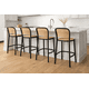 thumbnail image 5 of Taburete Delta Lombardia Piso De Bar O Terraza 66cm Negro, 5 of 5