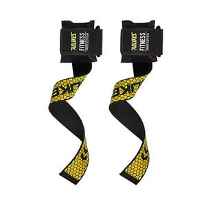 Genérico - Straps Force Aolikes - Correa De Levantamiento - Amarillo Hw-7633