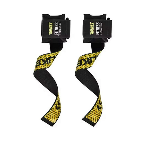 Straps Force Aolikes - Correa de Levantamiento - Amarillo HW-7633