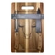 thumbnail image 1 of Tabla + Cuchillo Y Tenedor Premium 3 Piezas Acero Inoxidable - Madera Café, 1 of 3