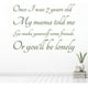 thumbnail image 2 of Decomural 7 Years Old Lukas Graham Song Lyrics WS-42897, 2 of 2