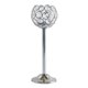 thumbnail image 1 of DIAMANTE CRISTAL TEA LIGHT SOPORTE DE LA VELA DE LA VELABREA DE LA BODA HOME 24 Cm De Plata, 1 of 3