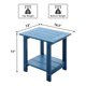 thumbnail image 2 of Mesa lateral exterior Meluvici doble Adirondack resistente a la intemperie, 2 of 7