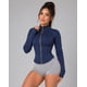thumbnail image 3 of Chaqueta Deportiva Slim Fit Mujer Corte Crop Cierre Dorado, 3 of 4