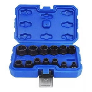 Genérico - Set Dados Extractores Pernos Y Tuercas Rodadas 9 A 19Mm