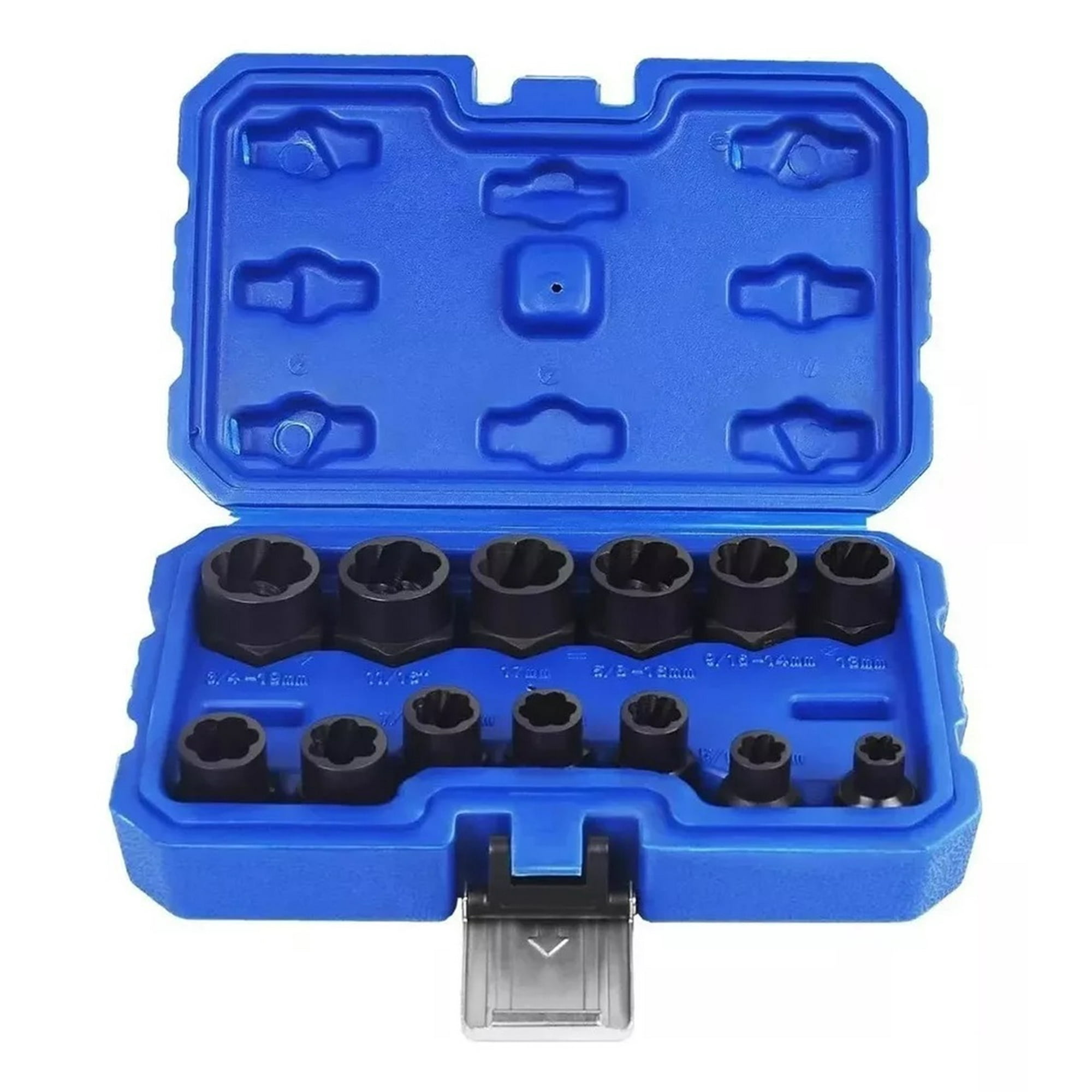 Genérico - Set Dados Extractores Pernos Y Tuercas Rodadas 9 A 19mm