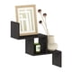 thumbnail image 3 of Escalera flotante para montaje en pared Furinno Rossi Espresso, 3 of 6