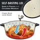 thumbnail image 5 of Cocotte de hierro fundido esmaltado MUELLER HOME de 5,5 qt, negra, 5 of 8