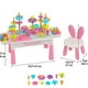 thumbnail image 2 of Mesa De Bloques Didactica 6 En 1 Con 89 Piezas Y Silla, 2 of 2
