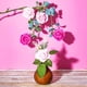 thumbnail image 5 of Flores artificiales Bright Creations, rosas rosadas, paquete de 100, 5 of 9