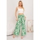 thumbnail image 2 of Pantalon Mujer Palazzo Floreado Tipo Lino Pretina Alta Elasticado 3008, 2 of 3
