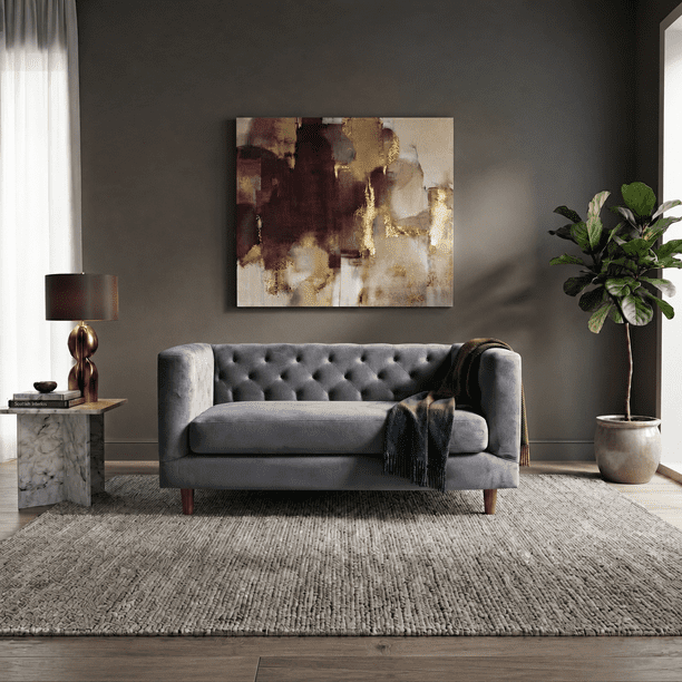 Sofa Brescia 2 C Tela Velvet Vivian Gris