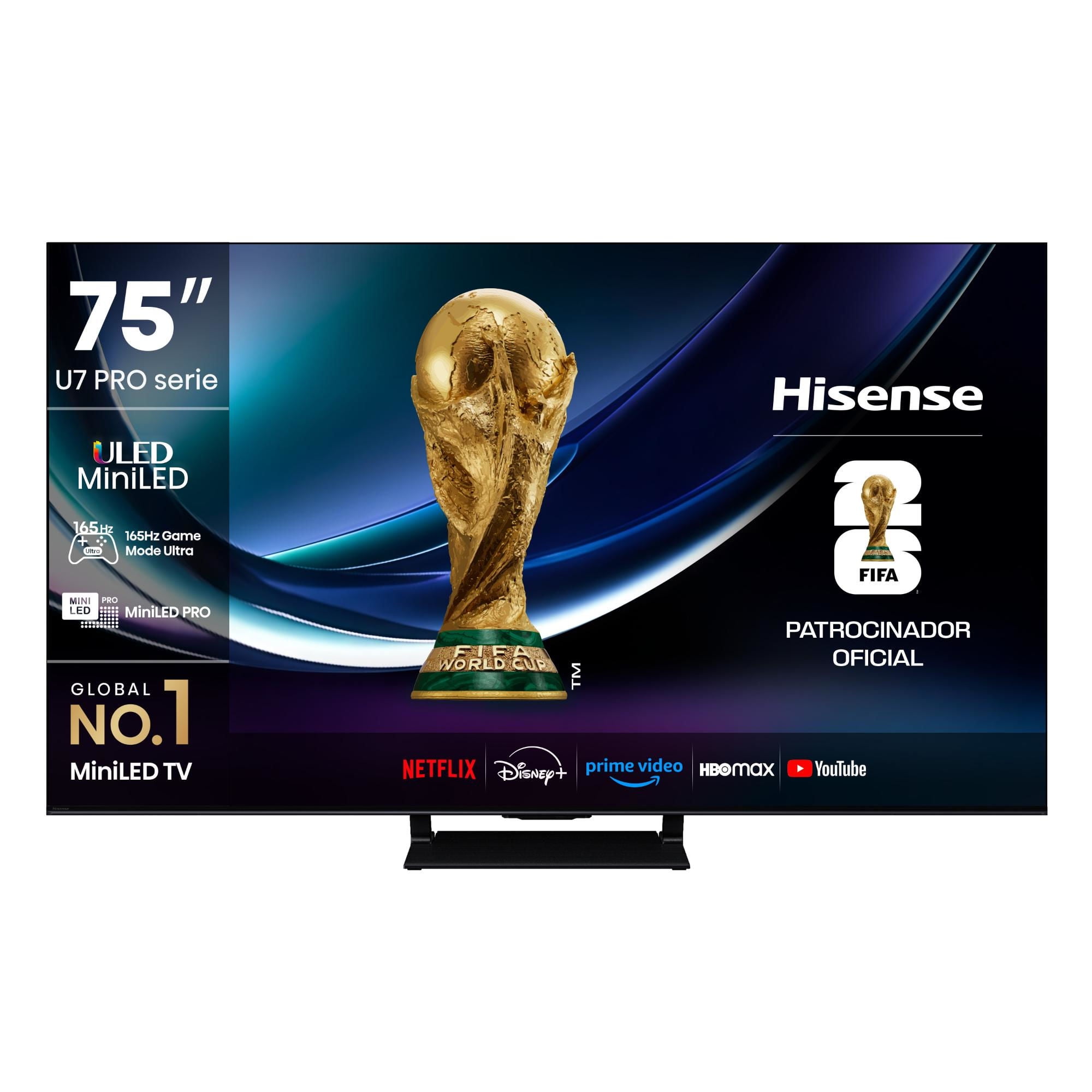 Televisor 75"" Mini Led 4K Uhd 75U7Qgpro Smart Tv Hisense