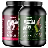 Gohard - Pack Proteinas Vegetales 2Kg Total 66Sv Cacao Orgánico-Frutos Del Bosque