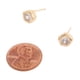 thumbnail image 2 of Aretes Saronite Piedra Cz Chapados En Oro 14k Mujer, 2 of 3