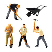 Magideal - De Personas De 1/87, Personas Pequeñas, Juguetes De Personas, De Accesorios Para Fotografía, De Modelo De Trabajador, Modelo De Perso , 1:64