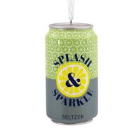 Adorno Navideño Hallmark Splash & Sparkle Seltzer Lata