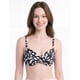 thumbnail image 1 of Bikini estilo sostén torcido copa C estampado negro Talla 44, 1 of 8