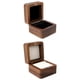 thumbnail image 3 of Caja De Anillo De Madera Maciza De 2 Piezas Para Anillos De Compromiso De Aretes De Boda, 3 of 3