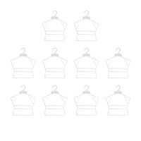 Magideal - 10 Perchas Para Trajes De Baño, Soporte Para Colgar Trajes De Baño, Exhibición De Lencería Para Trajes De Baño Para Secar, Abrigo, Dormitorio, Lavande L