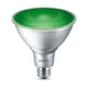 thumbnail image 2 of Bombilla LED Philips PAR38, luz verde para fiestas, 13,5 W, E26, 120 V, 2 of 2