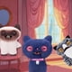 thumbnail image 4 of Peluche Fuggler Alley Cats Cheezee gris 22 cm ZURU para niños, 4 of 9
