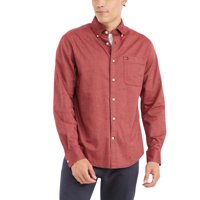 Camisa Oxford De Manga Larga Tommy Hilfiger Para Hombre, Color Rojo, Xxl