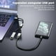 thumbnail image 2 of Divisor de adaptador USB C a USB 2.0 dual para MacBook Pro, 2 of 6