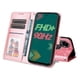 thumbnail image 3 of Funda tipo cartera FOXDOCK para Infinix Hot 11s , diseño girasol en relieve, cuero PU, cierre magnético, soporte y tarjetero, 3 of 5