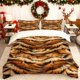 thumbnail image 1 of Tiger Skin Pattern Print Quilt Cover Set Bedding Quilt Cover Pillowcase Set Soft Comfortable Suitable for Home And Bedroom Guest Ro, 1 of 1
