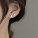 thumbnail image 3 of 1pair Stunning Moonstone Stud Earrings for Women - Delicate and Elegant Jewelry for Any Occasion, 3 of 5
