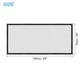thumbnail image 2 of Malla de Pantalla de Ventana Uxcell, 28" x 59" Malla de Red de Fibra de Vidrio para Bricolaje con Marco Gris y Borde Adhesivo de Gancho y Bucle, 2 of 6