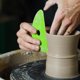 thumbnail image 4 of Costa de cerámica Mudtools Shape 3 verde medio 13 cm, 4 of 5