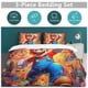 thumbnail image 5 of Super Mario 3-Piece Comforter Set for Bedroom Super Mario Bedding Set for Kids Adults Soft Microfiber Duvet Cover Set with Zipper Closure, 5 of 5