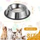 thumbnail image 2 of Uxcell Cuenco de Acero Inoxidable para Perros, Cuenco de Comida y Agua con Base de Silicona Antideslizante, Plato de Alimentación (6.8oz, Silver Paw, 3Pcs), para Cachorros/Gatos, 2 of 7