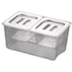 thumbnail image 3 of Compartimentos Extraíbles Del Carrito De Condimentos Refrigerados Para La Barra De Estación De Perritos Calientes Del Hotel 2 Compartimentos, 3 of 5