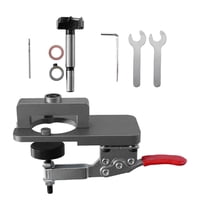 Ioensy - Plantilla De Bisagra Oculta De 35Mm, Herramientas Domésticas Para Instalación De Bisagra De Puerta Y Armario